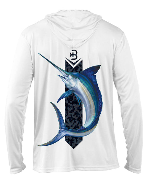 Blue Marlin Fishing Toddler Long Sleeve Shirt