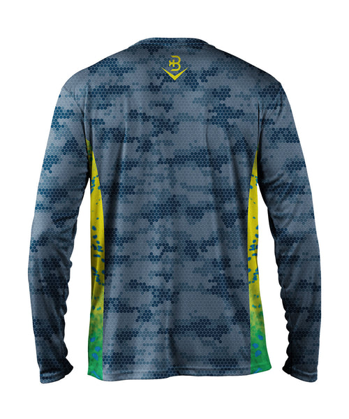 SeaGuard™ Topographer 2.0 Mens Performance Long Sleeve Fishing Shirt – BRINY