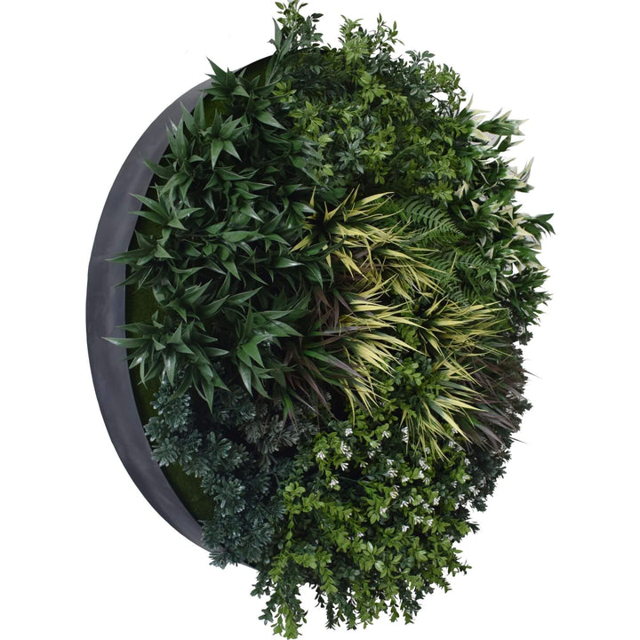 100cm UV Native Green Wall Disc (White or Black Frame)