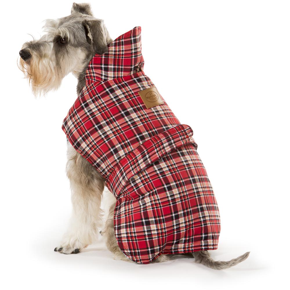 Hamish McBeth All Weather Waterproof Dog Coat - Tartan Red - Minipet ...