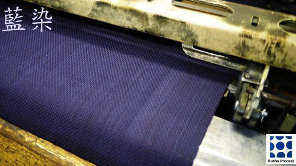 Indigo Fabric Manufacture for Kendogi at the Nogawa workshop