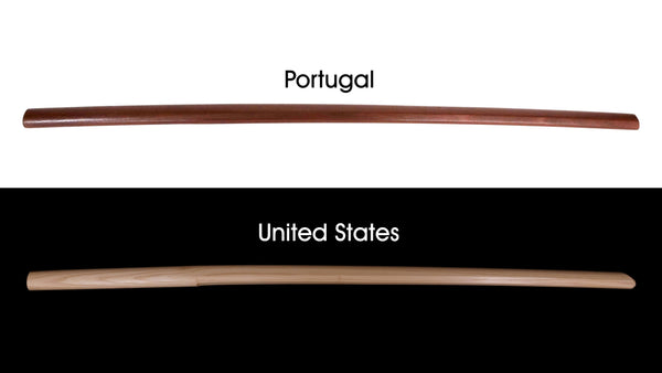 Bokken from abroad, Portugal and United States