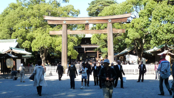 L'entrée du Sanctuaire Meiji Jingu