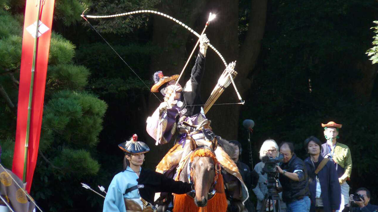 The Meiji Shrine Yabusame Demonstration