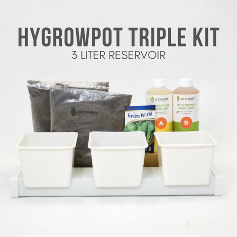 Hygrowpot Triple Kit