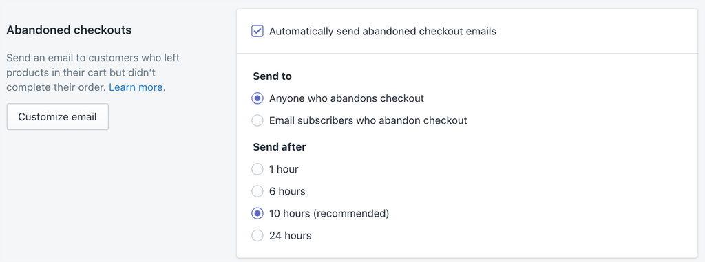 abandoned cart checkout options in Shopify store- Veronica Jeans Shopify Queen & Bestselling Author ' Shopify Made Easy'