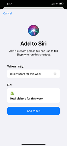 Shopify on the go - settings for Siri- Veronica Jeans Shopify Queen & Bestselling Author ' Shopify Made Easy'