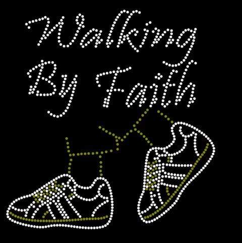 Walking By Faith Sneakers Rhinestone Download File – CRYSTAL GLAM