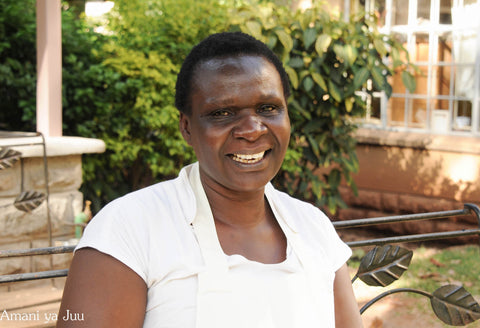 Dorothy a chef at the amani kenya cafe