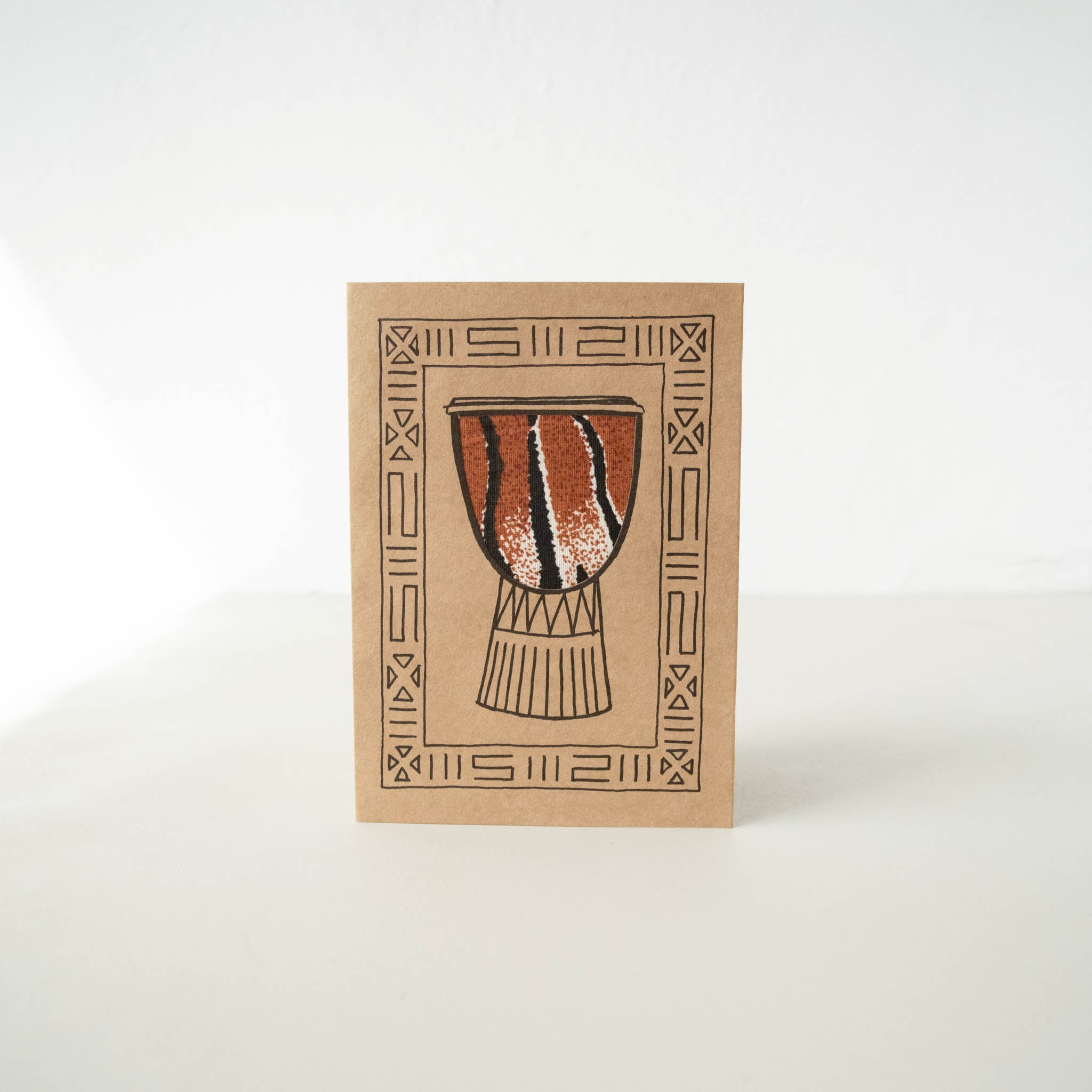 African Drum Card