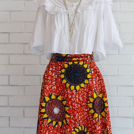 Sunflower Circle Skirt | Size 10