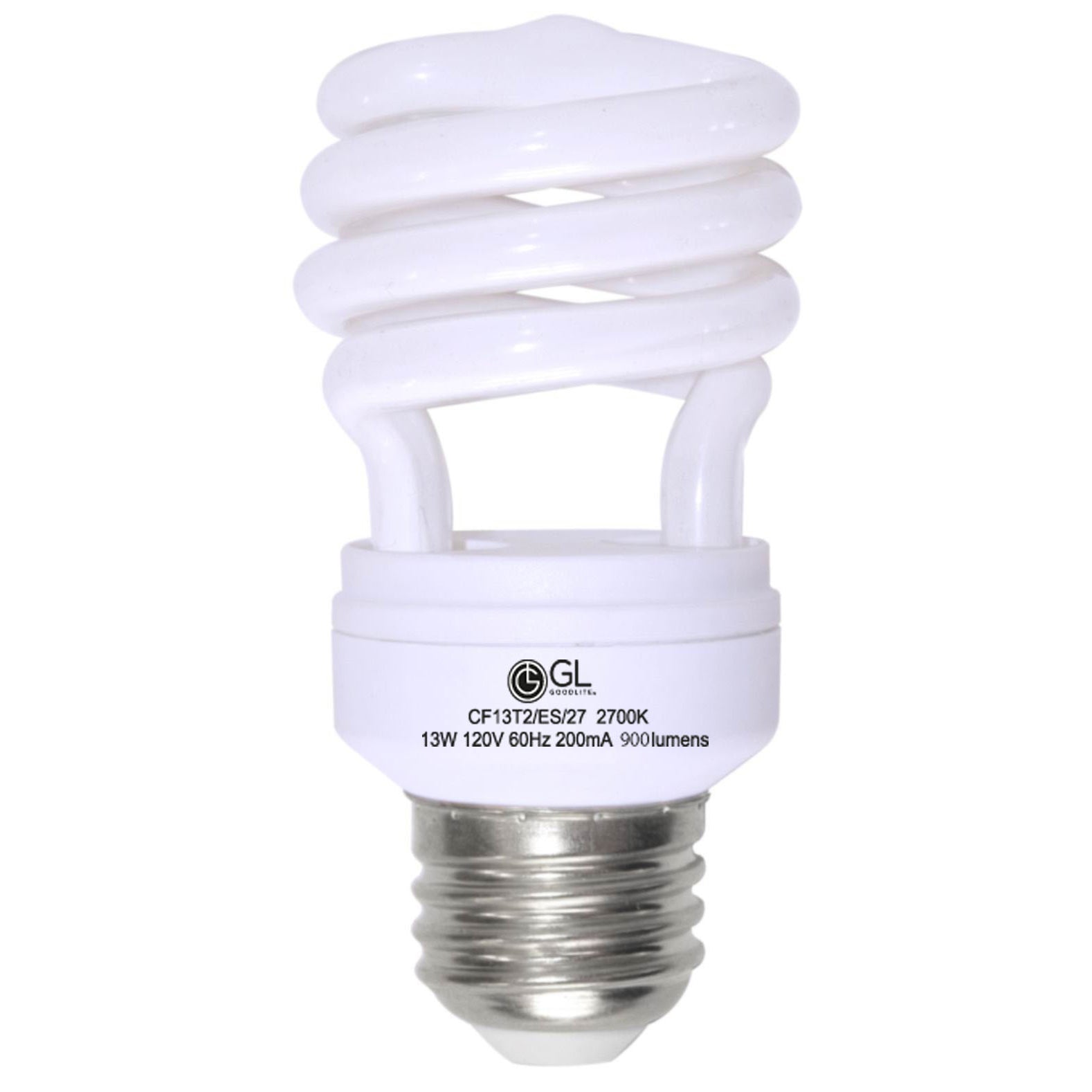 Goodlite?« G-10843 13-Watt CFL 60 Watt Replacement 900-Lumen T2 Spiral