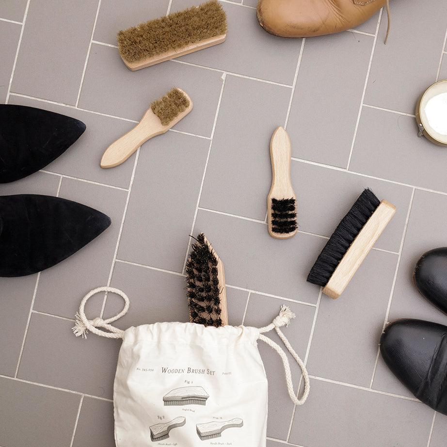 shoe brush set