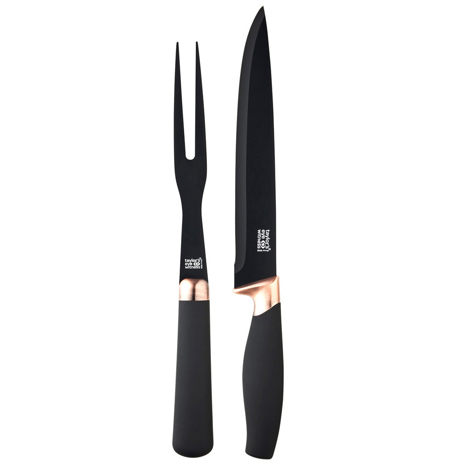 Brooklyn Copper 4 Piece Ceramic-Coated Steak Knife Set