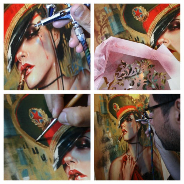 "Fearless" by Brian Viveros - Detail 1