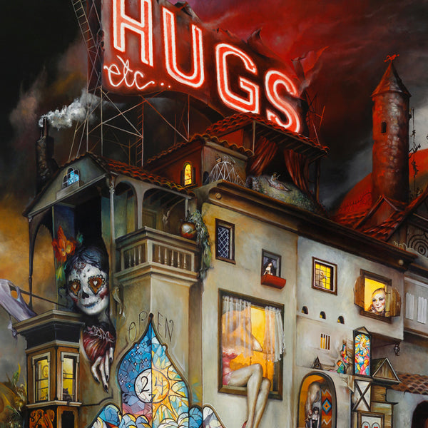 “Hugs Etc ..." (Detail 1) by Esao Andrews