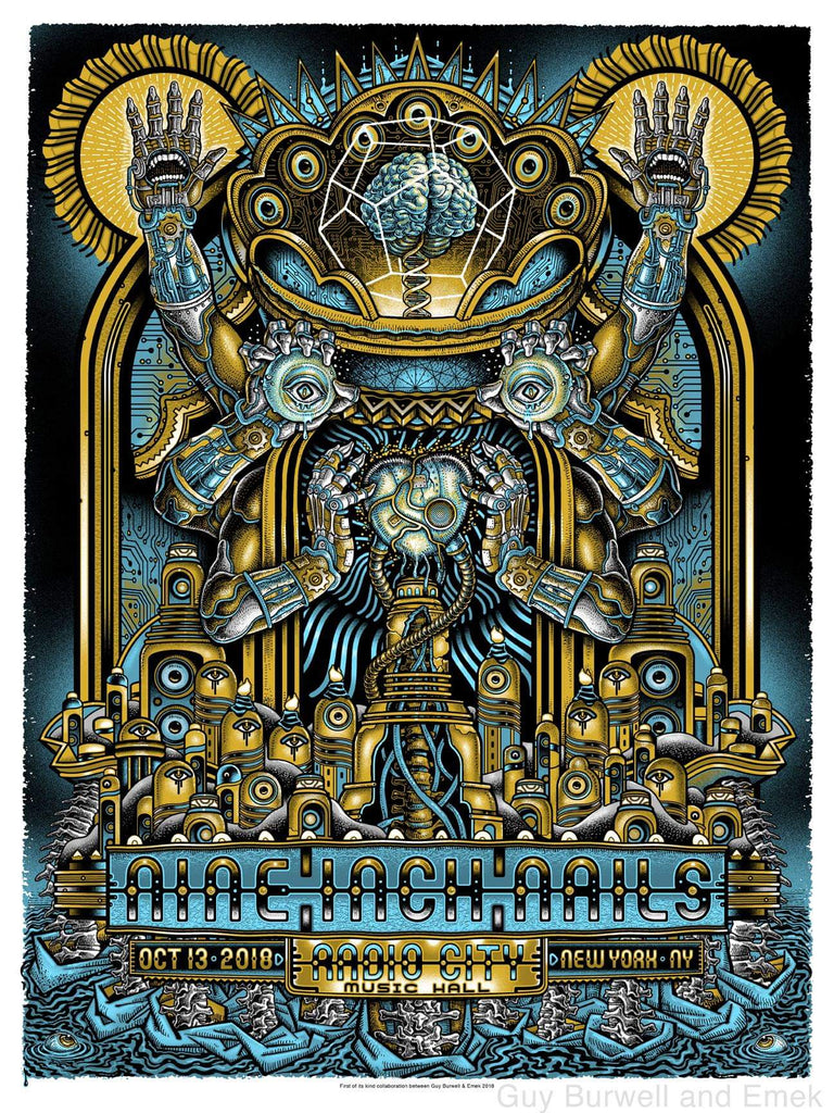 “NIN New York CIty 2018” by EMEK & Guy Burwell