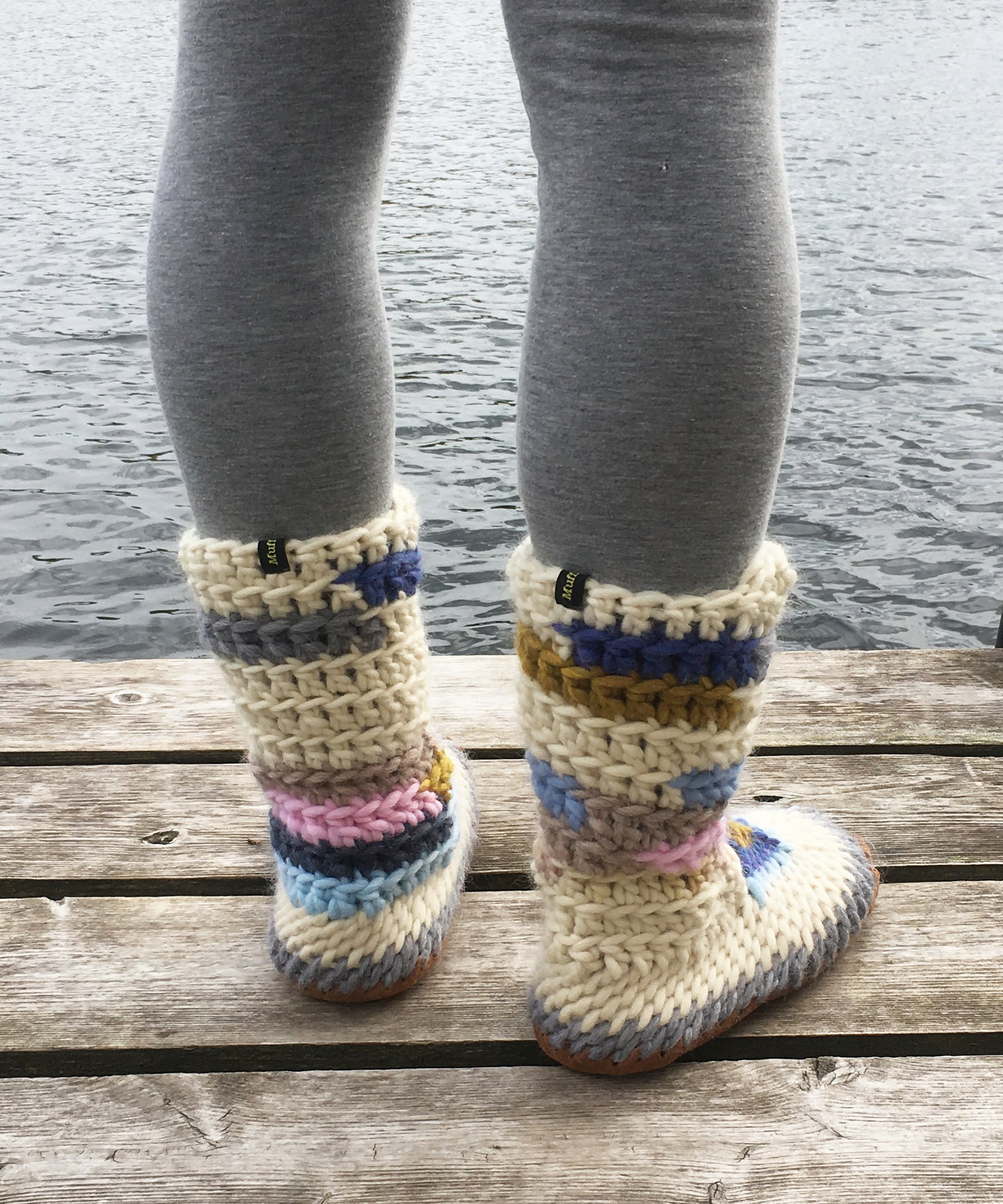 wool booties for adults