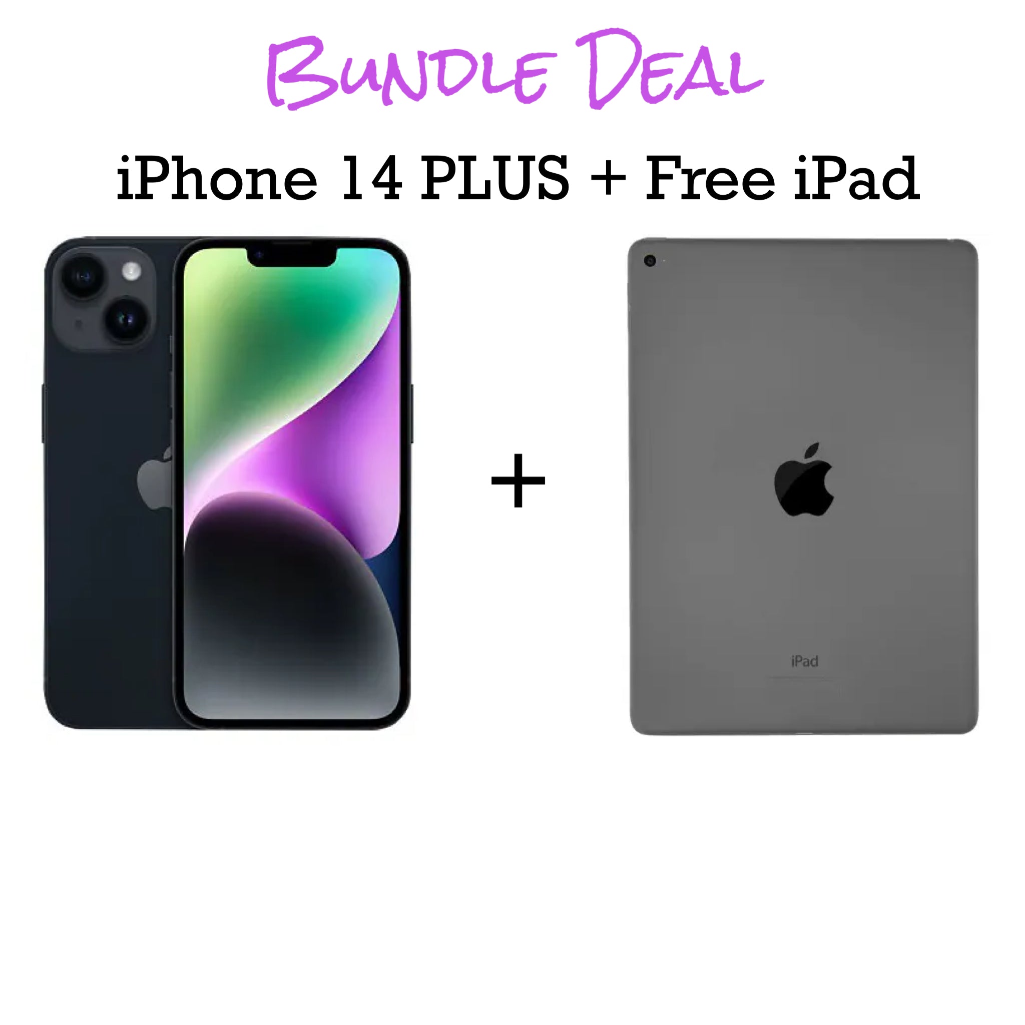 iPhone 14 Plus Unlocked 128gb + Free iPad Bundle (Finance for little as $50 down)
