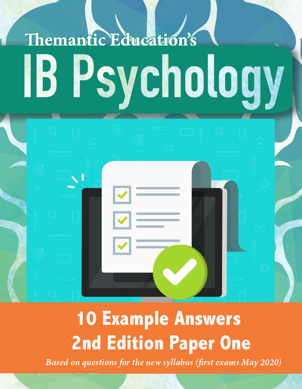 IB Psychology Exam Answers Paper One Themantic Education