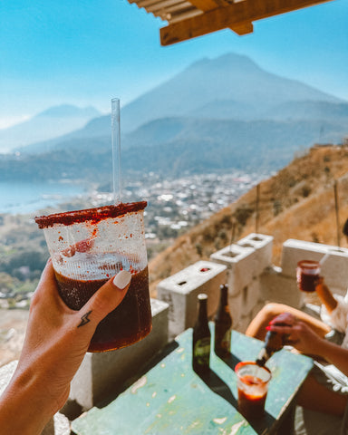 Guatemalan michelada beer