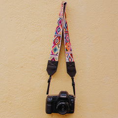 Hiptipico Unique Embroidered Camera Strap Holiday Gift Idea for Photographers