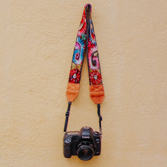 Hiptipico Unique Embroidered Camera Strap Holiday Gift Idea for Photographers