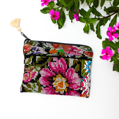 Hiptipico Multicolored Woven Pouches Handmade from Vintage Textiles