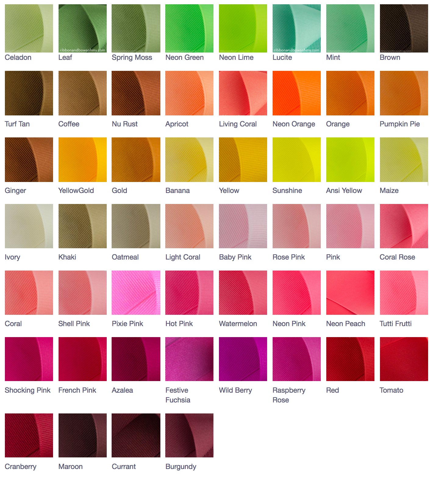 color swatch
