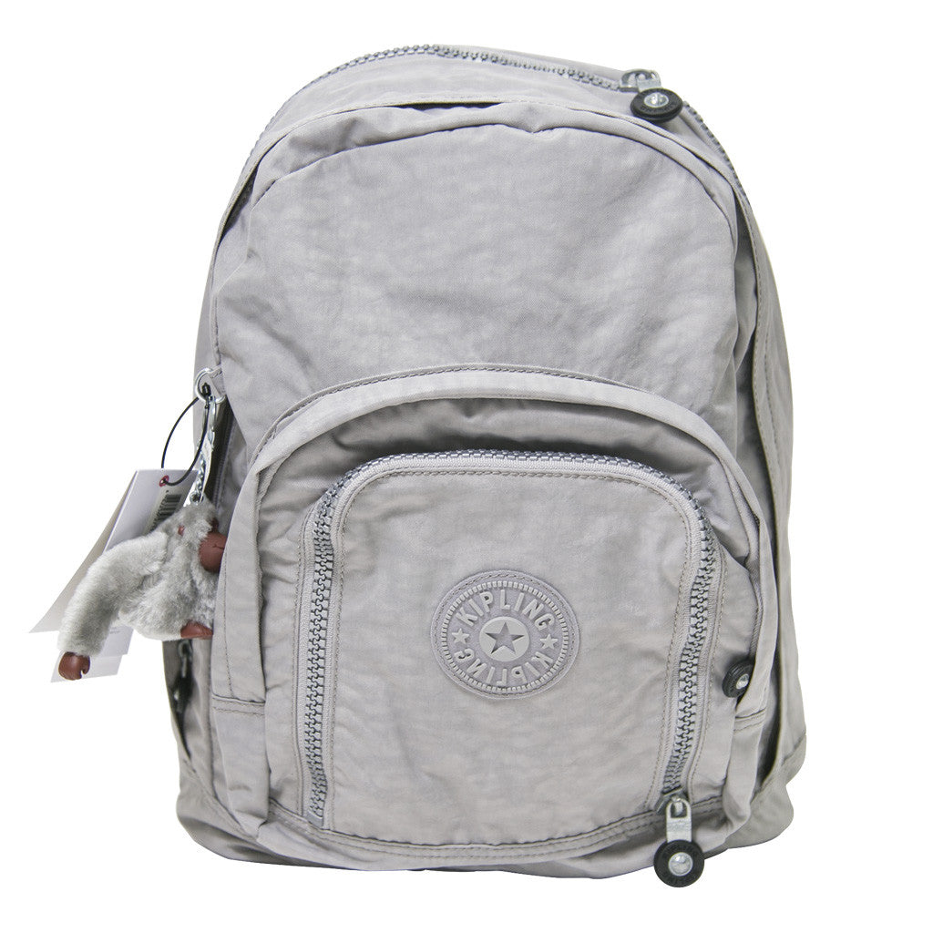 kipling grey backpack