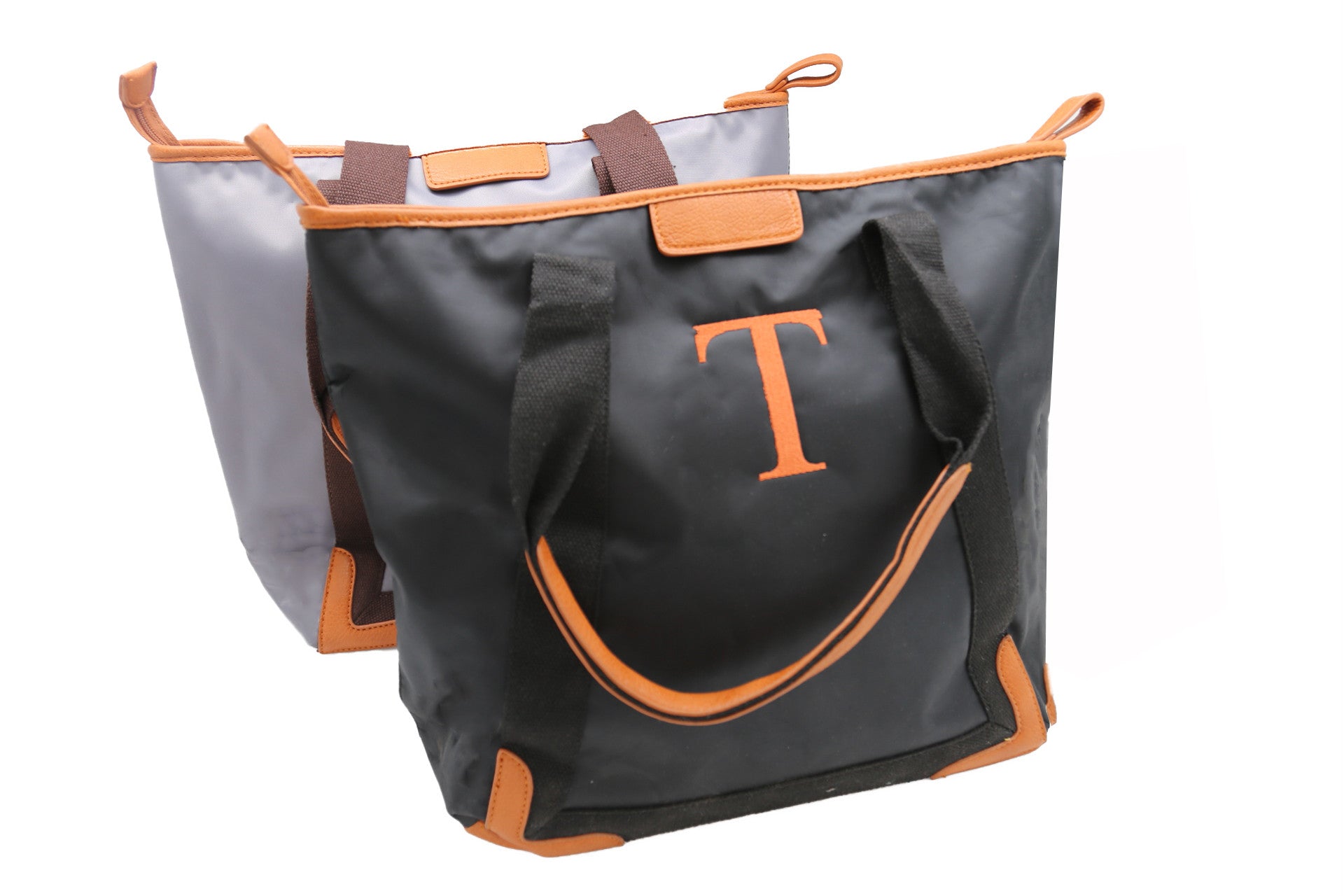 nylon tote bag with zipper