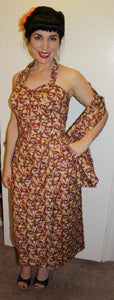 EvaDress.com 1960's Sarong Dress D60-108