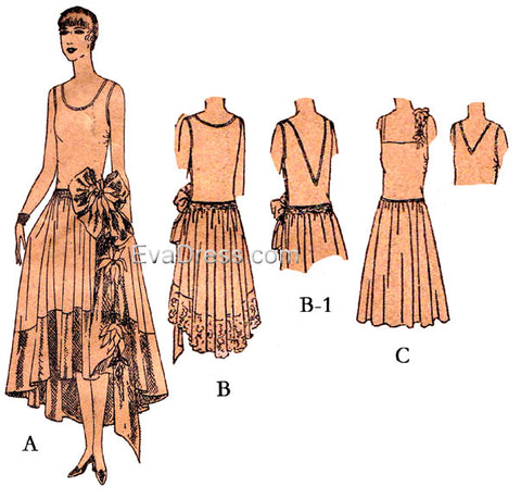 EvaDress.com 1920's Robe de Style E20-1772