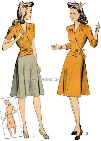 1942 Two-Piece Dress