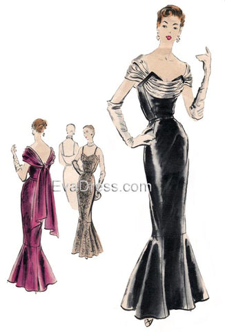 1952 Evening Gown