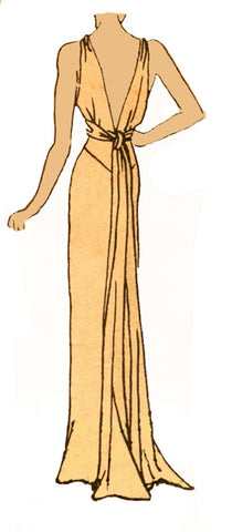 1934 Evening Gown E30-1219