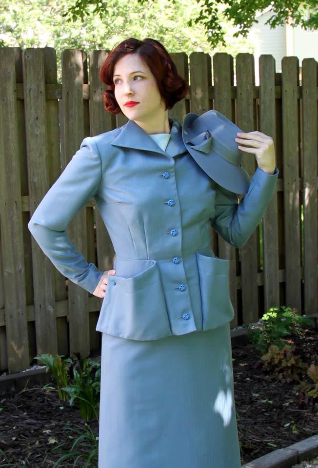 1949 Suit Dress SE40-5105 – EvaDress Patterns