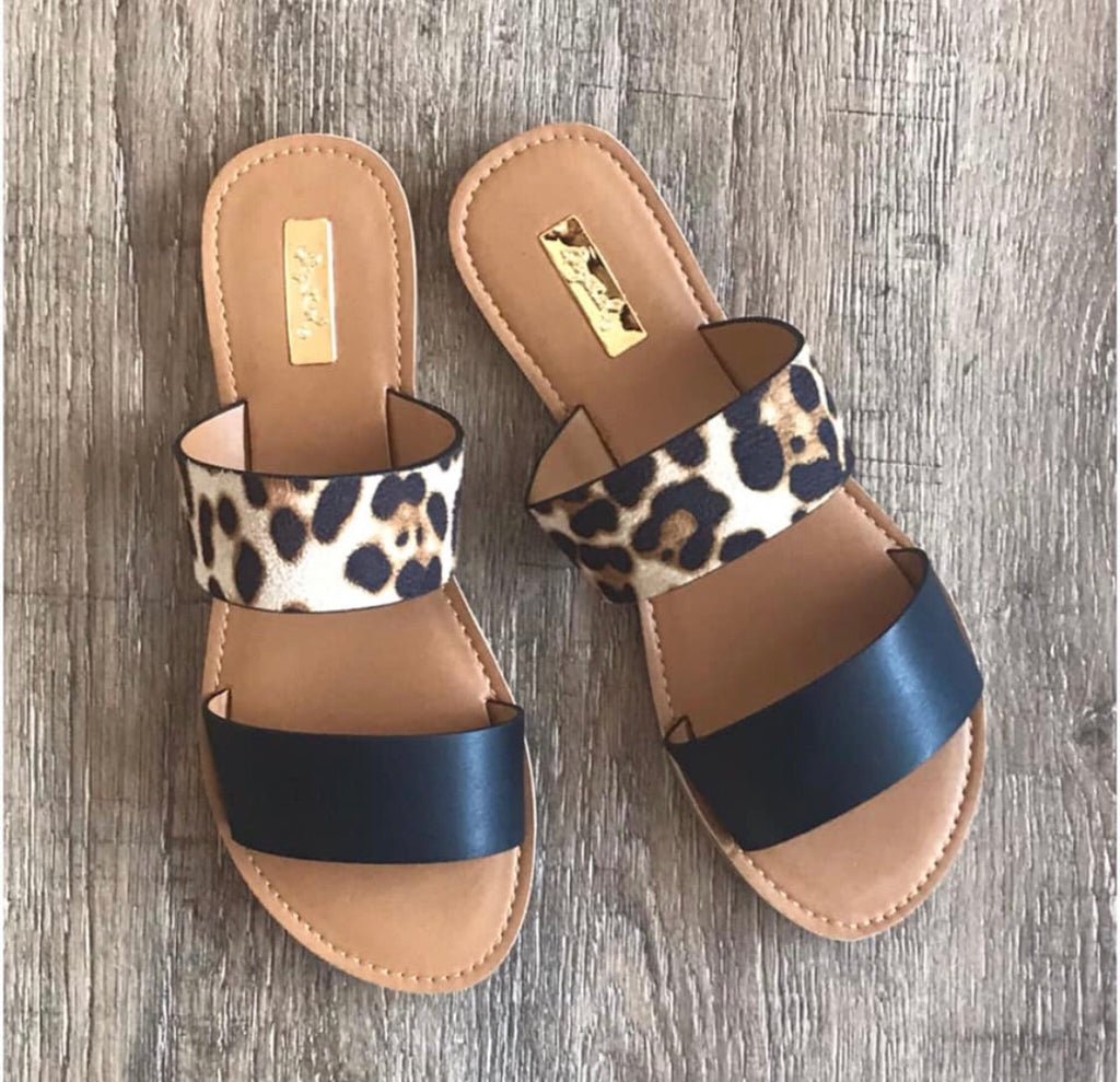 leopard sandals boutique