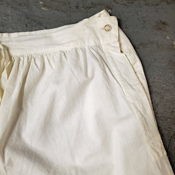 RARE Vintage 1920s 1930s Victorian Eyelet Trimmed Cotton Bloomers Shor ...