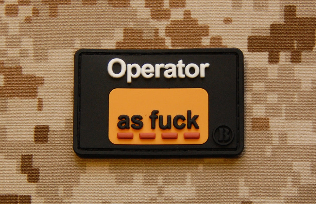 Operator As Fuck 3D PVC Morale Patch - Porn Hub Parody â€“ BritKitUSA