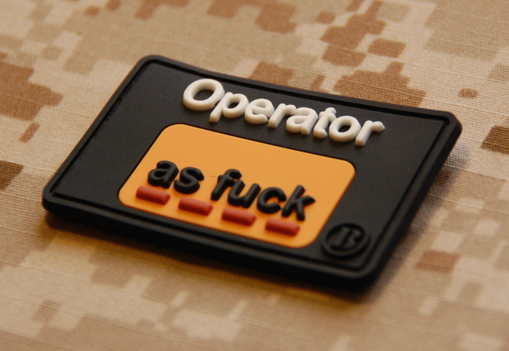 What The Fuck Is That - Operator As Fuck 3D PVC Morale Patch - Porn Hub Parody â€“ BritKitUSA