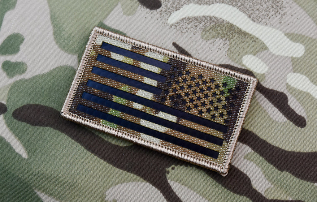 Infrared Multicam Reverse US Flag Patch – BritKitUSA