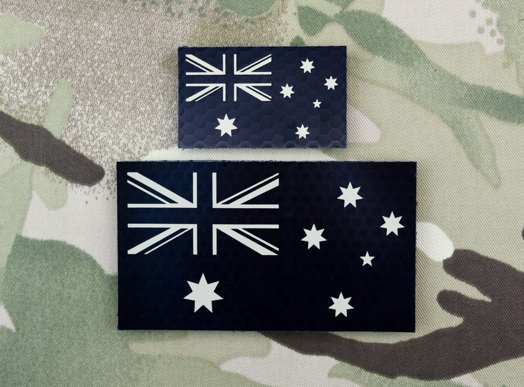 mareridt sagging entanglement Australian IR Flag Patch Set Tan & Black – BritKitUSA