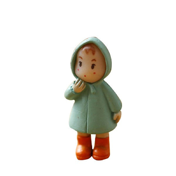 Big Sale 1pcs Cute Mini Figurines Miniature Girl Mei Resin Crafts