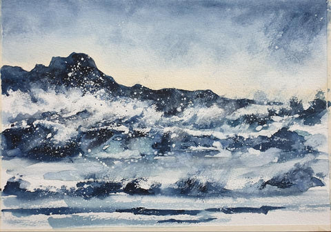 Why I love painting in Payne's Grey – watercolours by rachel