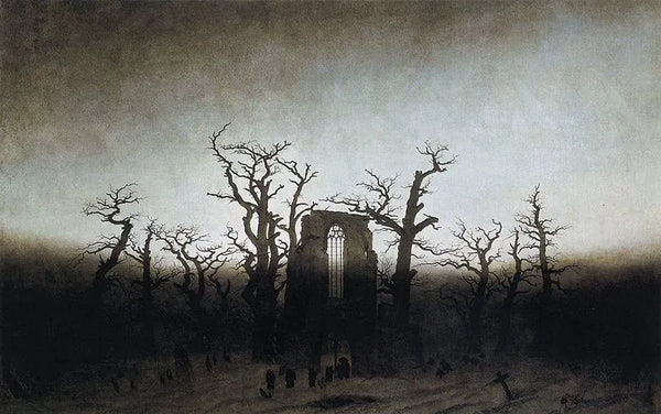 "The Abbey in the Oakwood" by Caspar David Friedrich