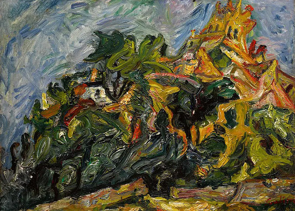 landscape painting by Chaim Soutine