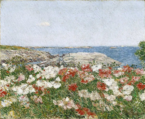 Oil painting by Childe Hassam