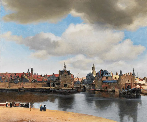 Oil painting by Johannes Vermeer