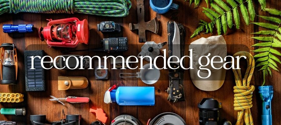recommended gear list for packing